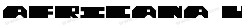 Africana Ultra Bold字体转换 Africana Ultra Bold字体转换